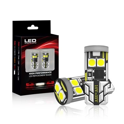 Canbus Bebas Kesalahan T10 Tegangan Lebar 10V-35V
