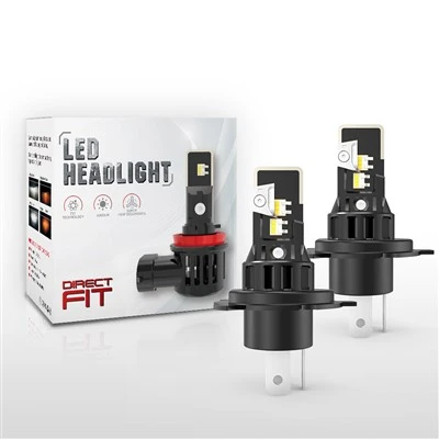 Bohlam Lampu Depan LED Mobil H4 Ukuran Lampu Halogen Dengan Kipas Angin