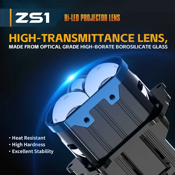 Universal Bi-led Square Projector Lens 3 Inch With Dual Low Beam best